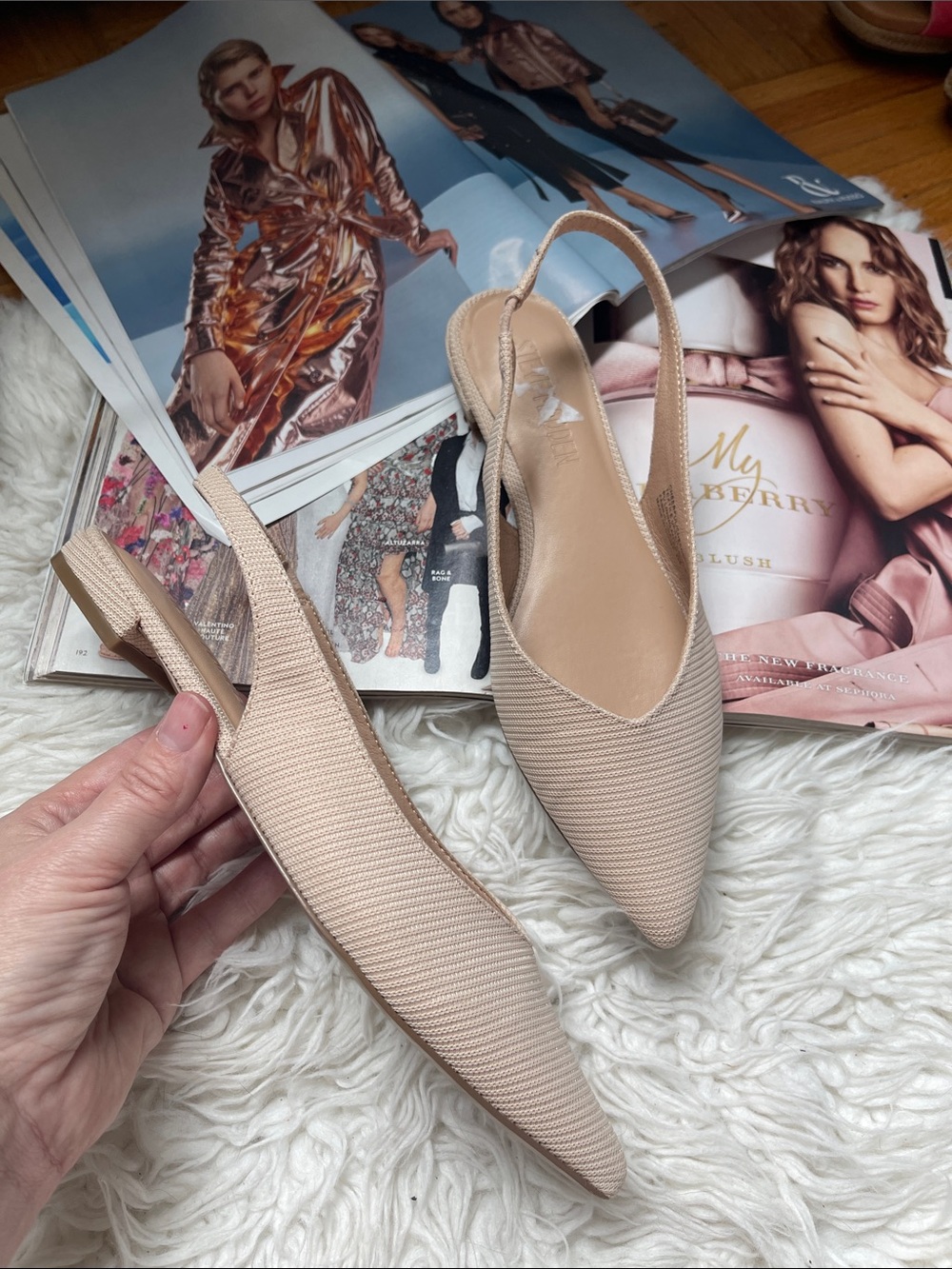 Steve Madden Blush Pointed Slingback Mules